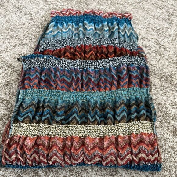 Charlotte Daniel Patchwork Infinity Scarf O/S - Picture 2 of 5